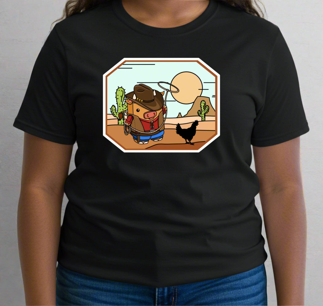 Buckhorn Bill: White Border Shirt