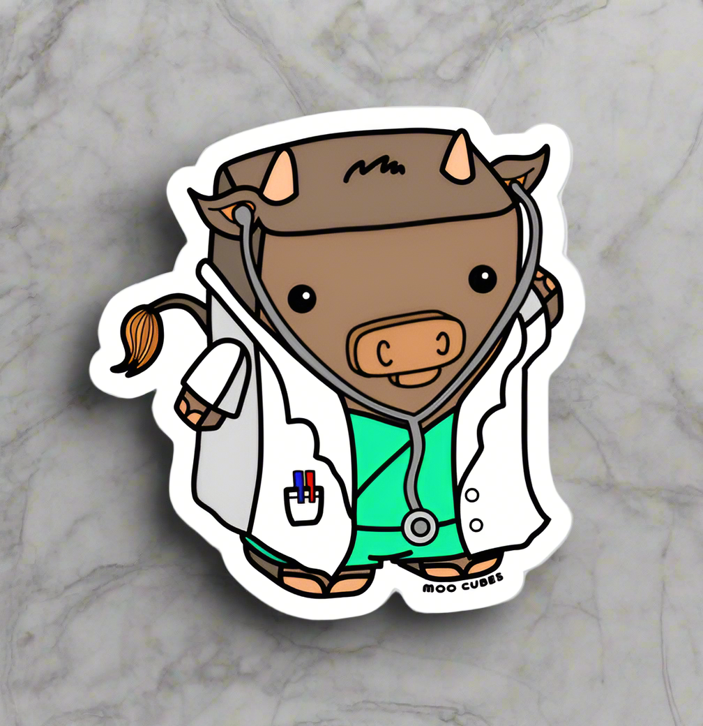 Dr. Hooves Sticker