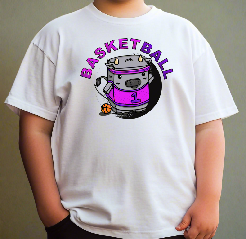 B-Ball Hooves: Black-Version Shirt