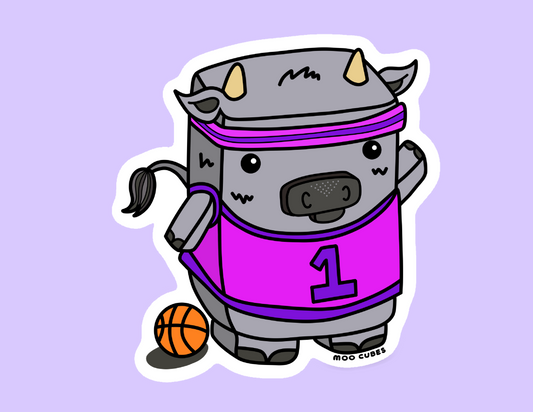 B-Ball Hooves Sticker