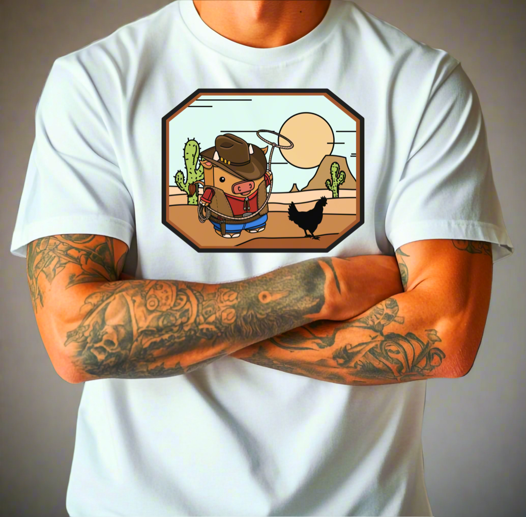 Buckhorn Bill:Black Border Shirt