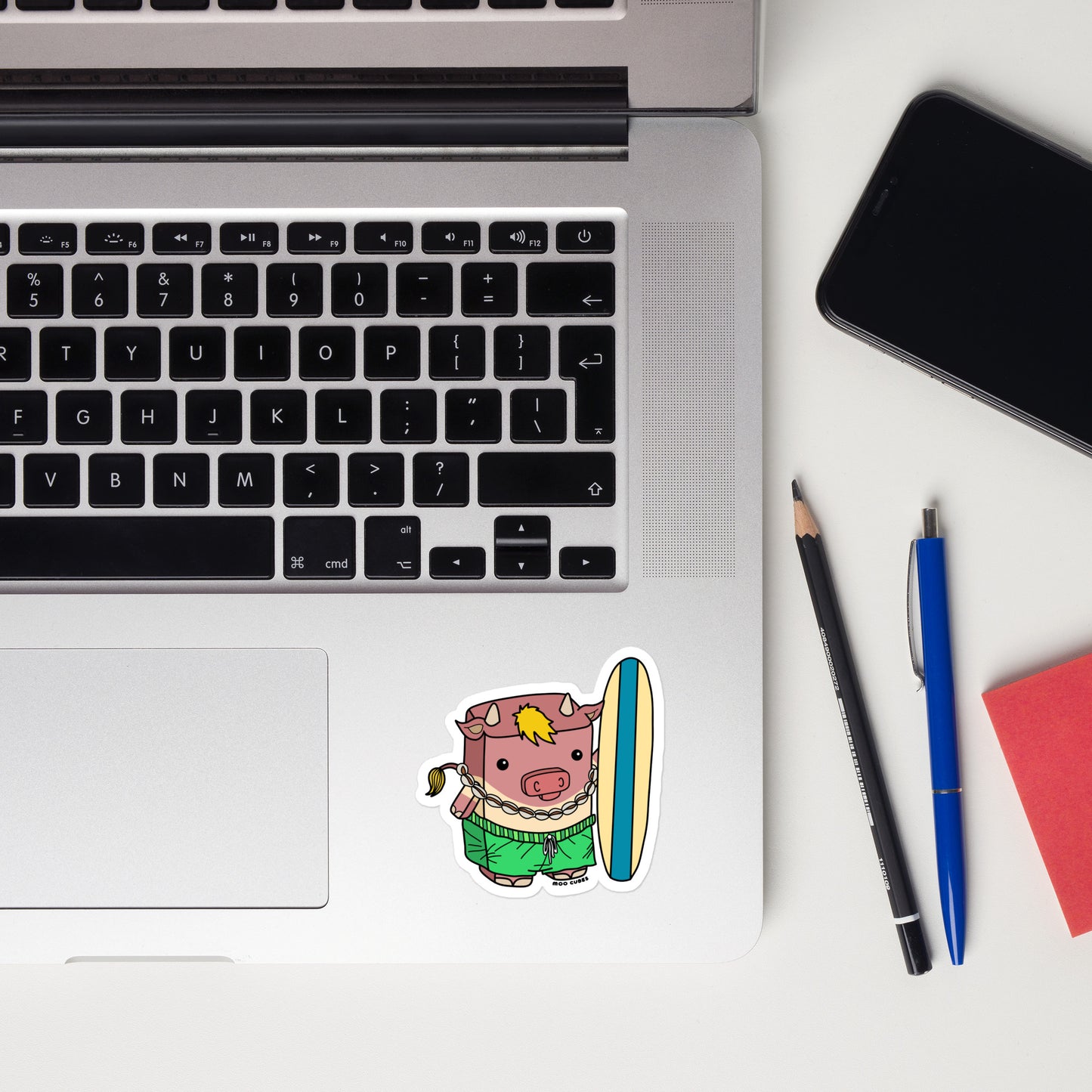 Cowabunga Sticker