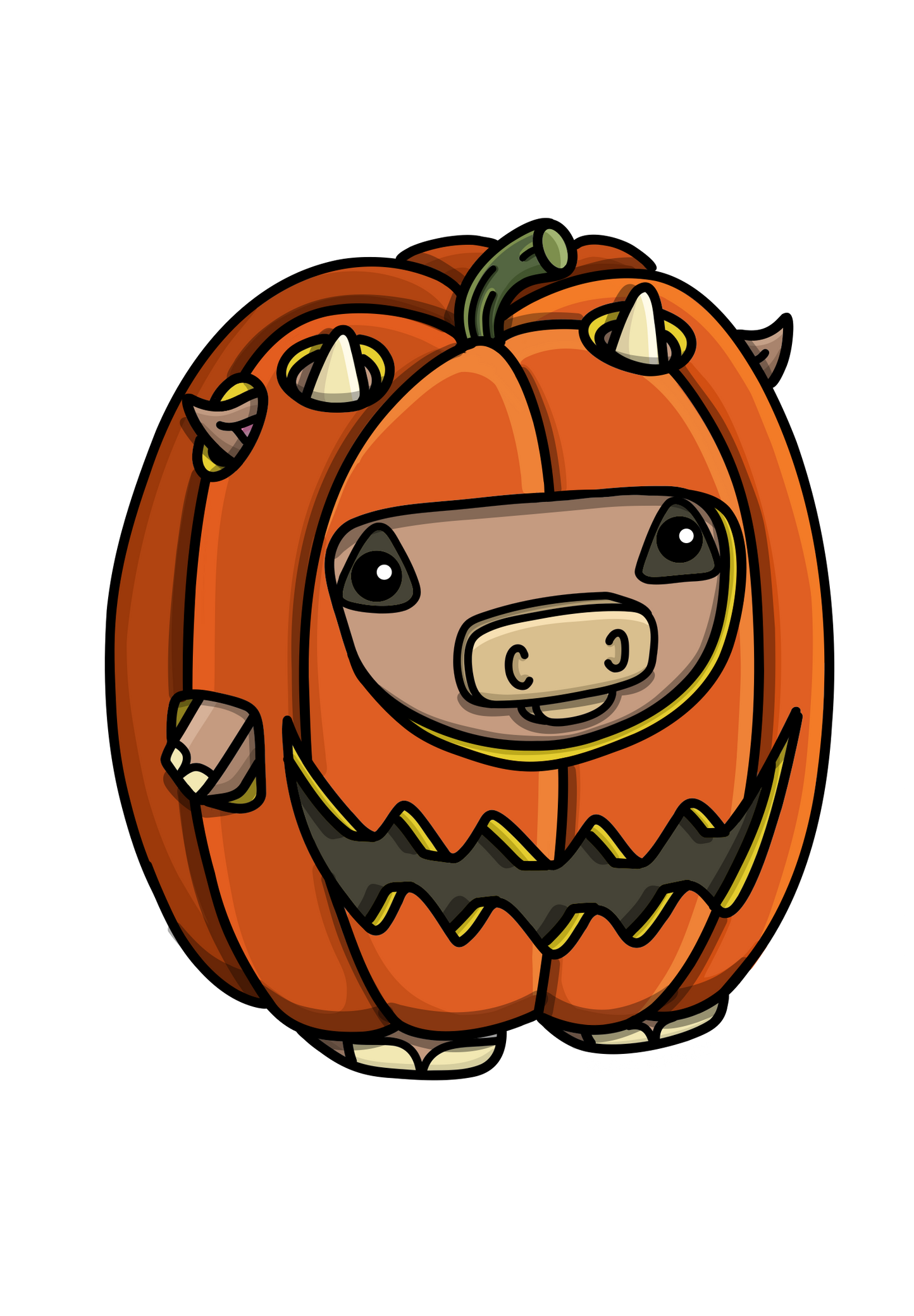 Pumpkin Cow
