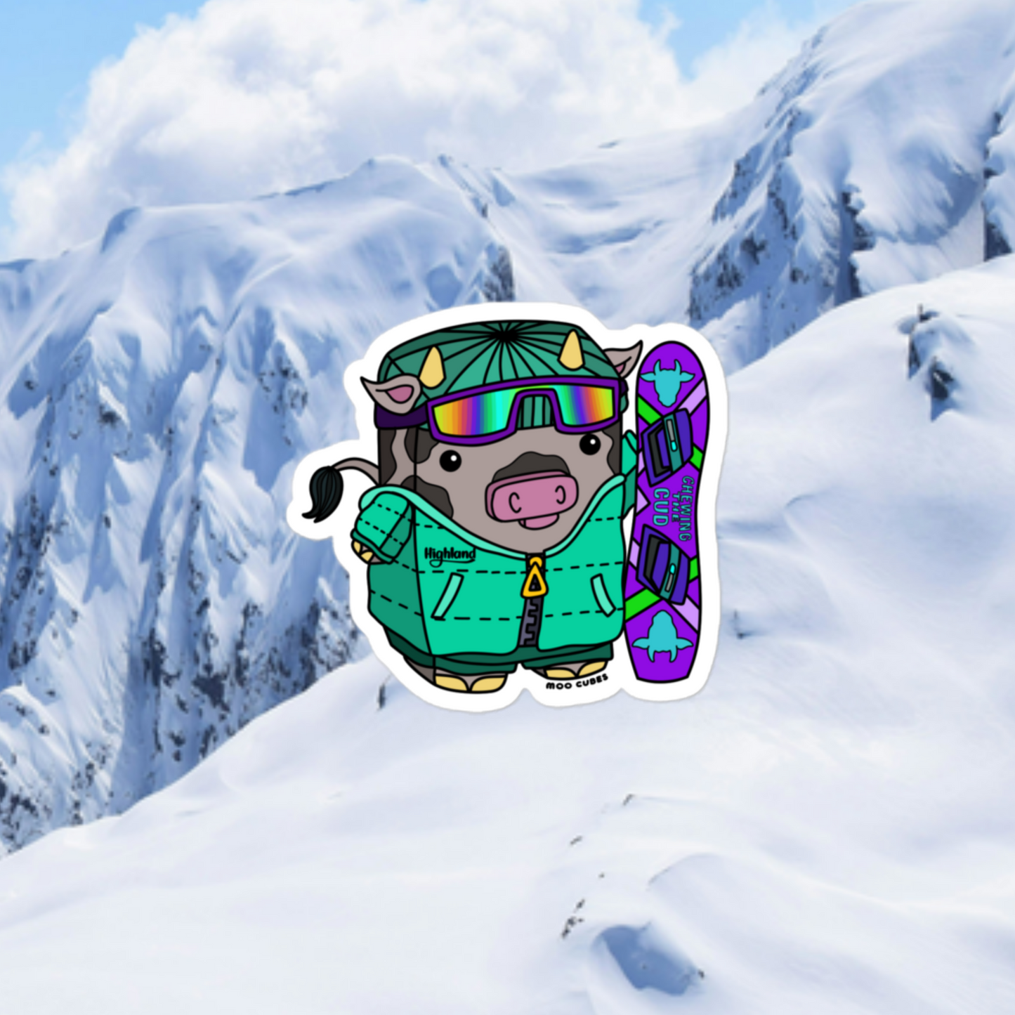 Highland Shredder Sticker