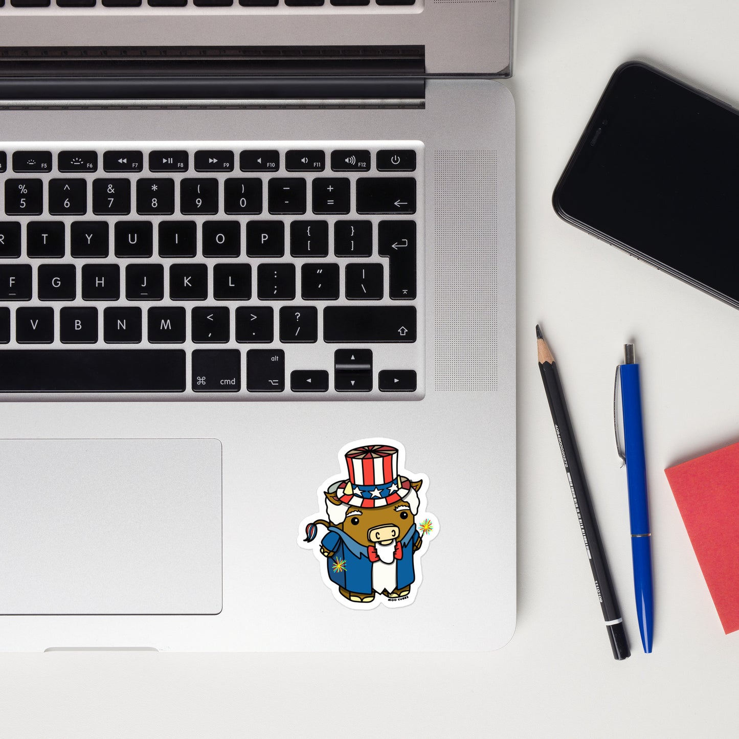 Uncle Sam Wants Moo Sticker