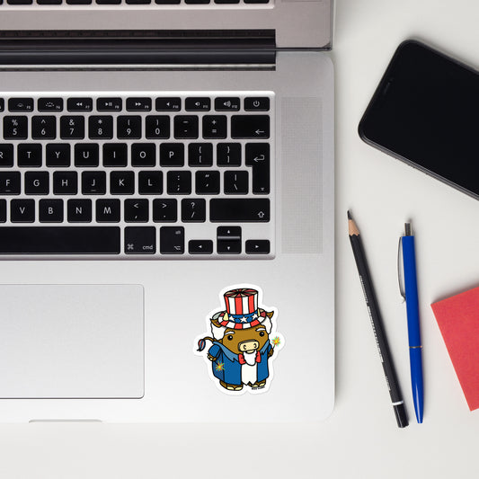 Uncle Sam Wants Moo Sticker