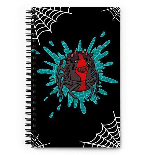 Spider Spiral notebook