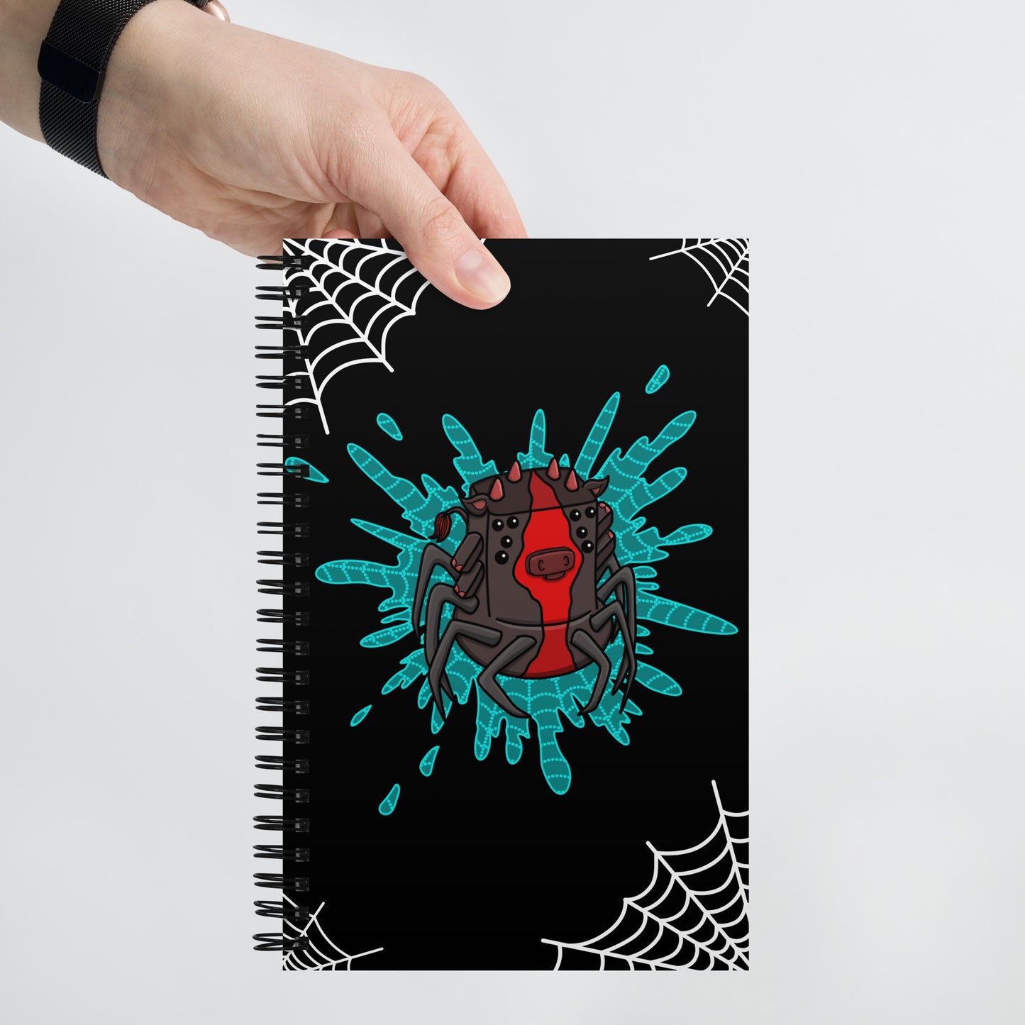 Spider Spiral notebook