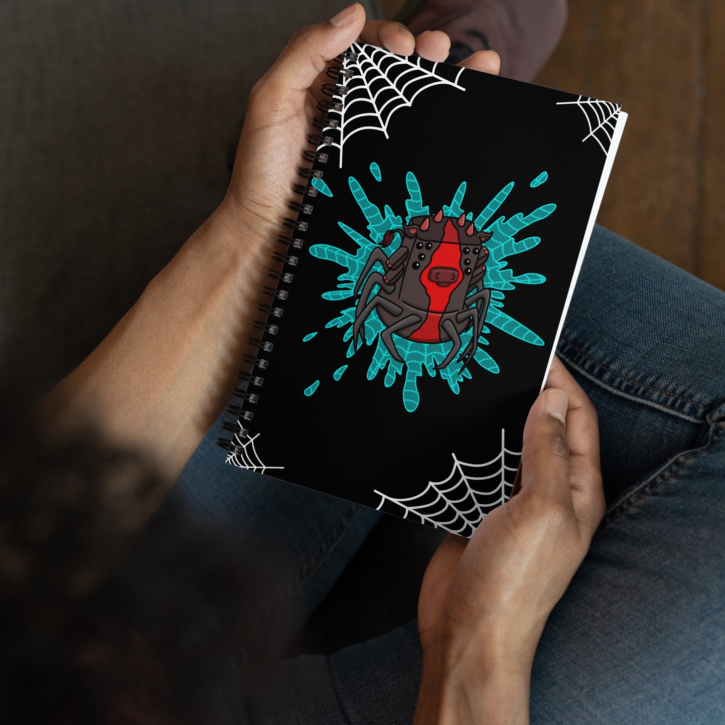 Spider Spiral notebook