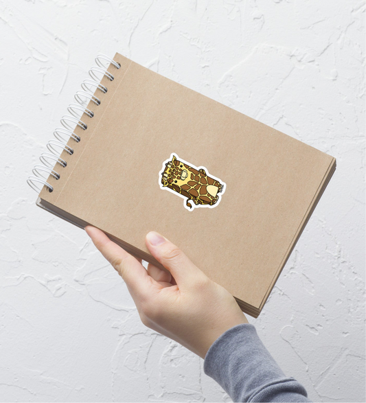Cowraffe Sticker