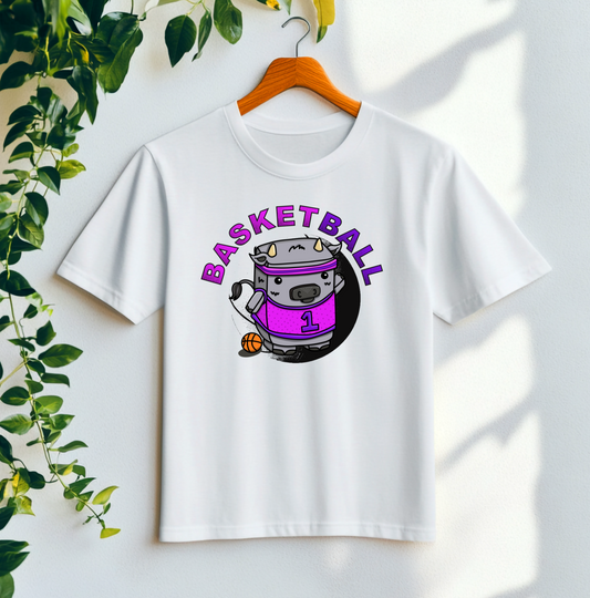 B-Ball Hooves: Black-Version Shirt