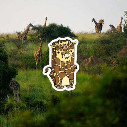 Cowraffe Sticker