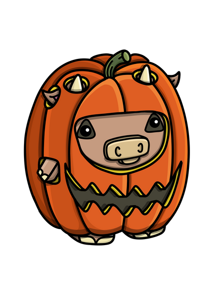 Pumpkin Cow