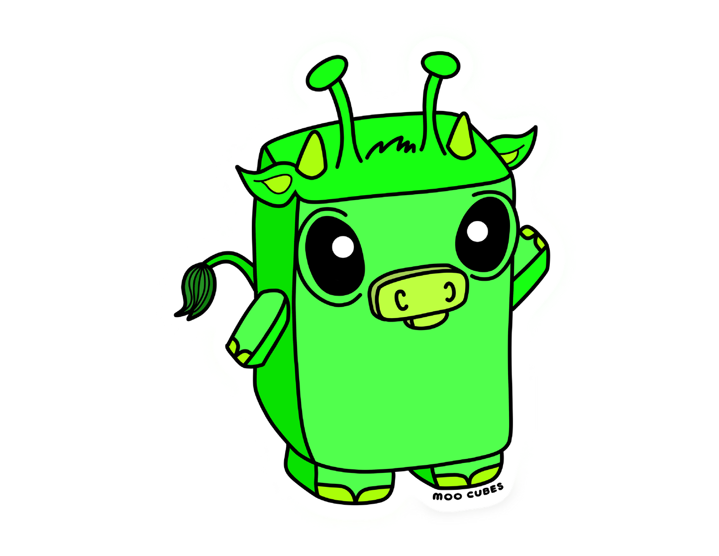 Space Grazer Sticker
