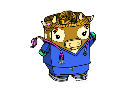 Nurse Heifer Sticker