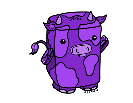 Purple Pastures Sticker