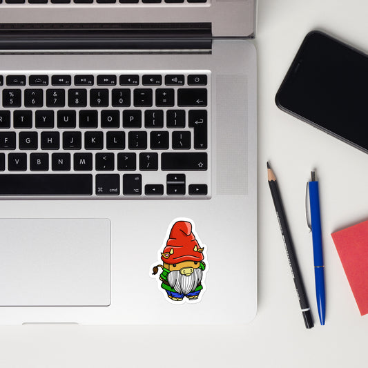 Snufflehoof Gnome Cow Sticker
