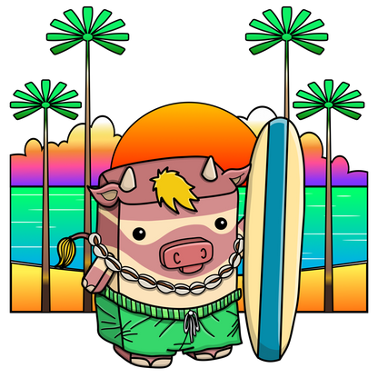 Cowabunga Surfer Shirt