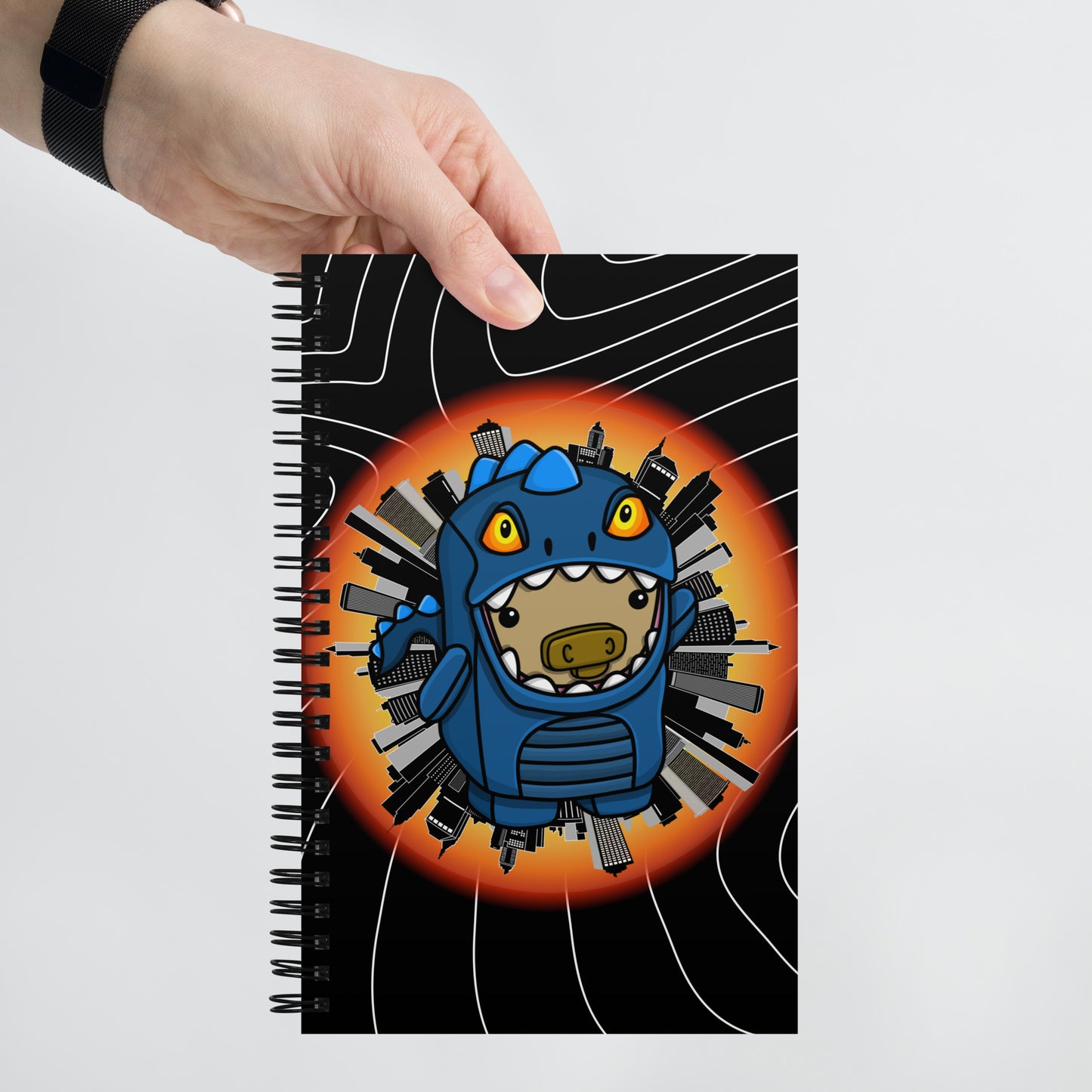 Dinosaur Spiral notebook