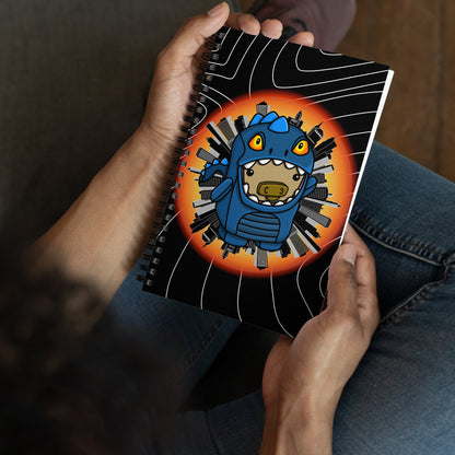 Dinosaur Spiral notebook