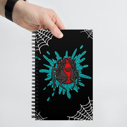 Spider Spiral notebook