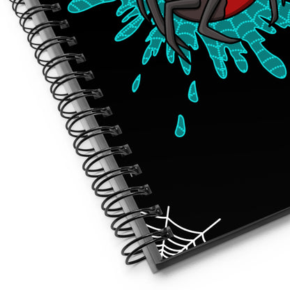 Spider Spiral notebook